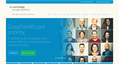 Desktop Screenshot of cambridge-private-doctors.co.uk